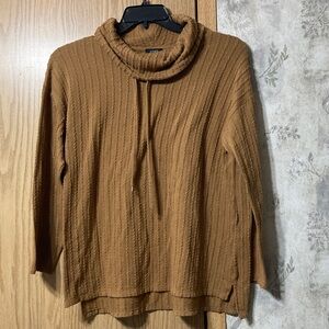 Jones New York Women’s Size Large Camel Cowl Neck Sweater